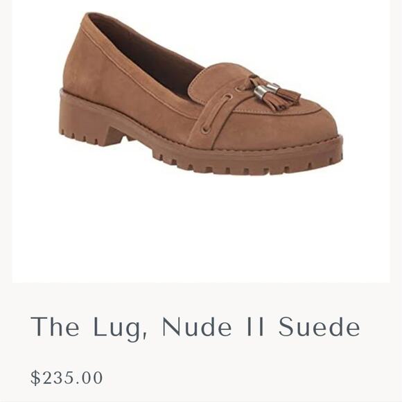 Rebecca Allen Shoes - Rebecca Allen The Lug in Nude II Suede Loafers